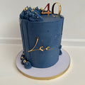 Drip Piped Birthday Cake