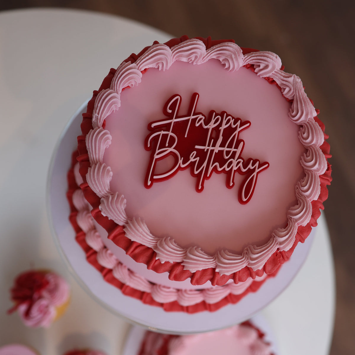 Piped Message Piped Message Cake – Rebakers Cakes