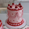Cherry Hearts Cake