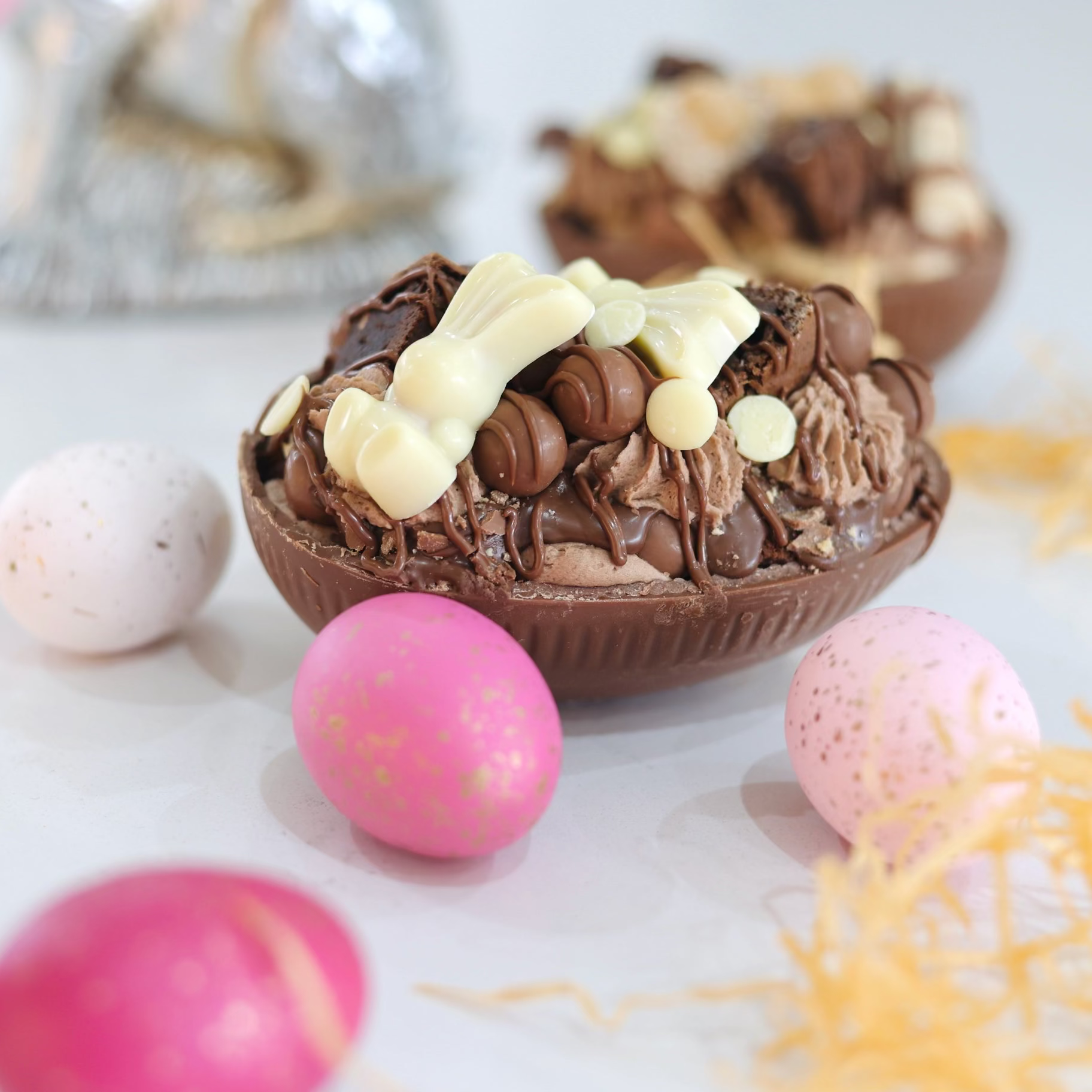 Half Stuffed Easter Egg