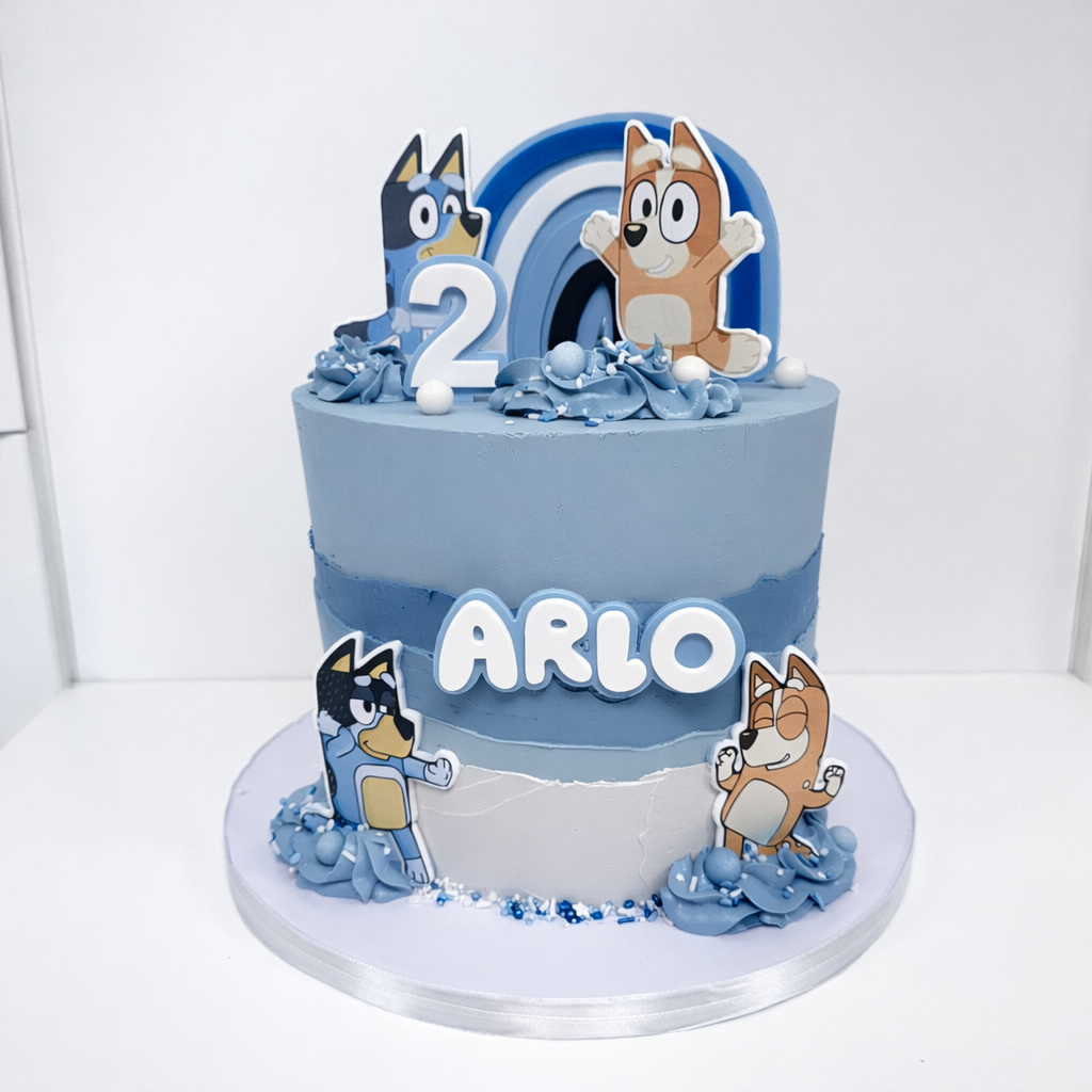 Blue Dog Birthday Cake
