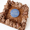 Chocolate Birthday Brownie