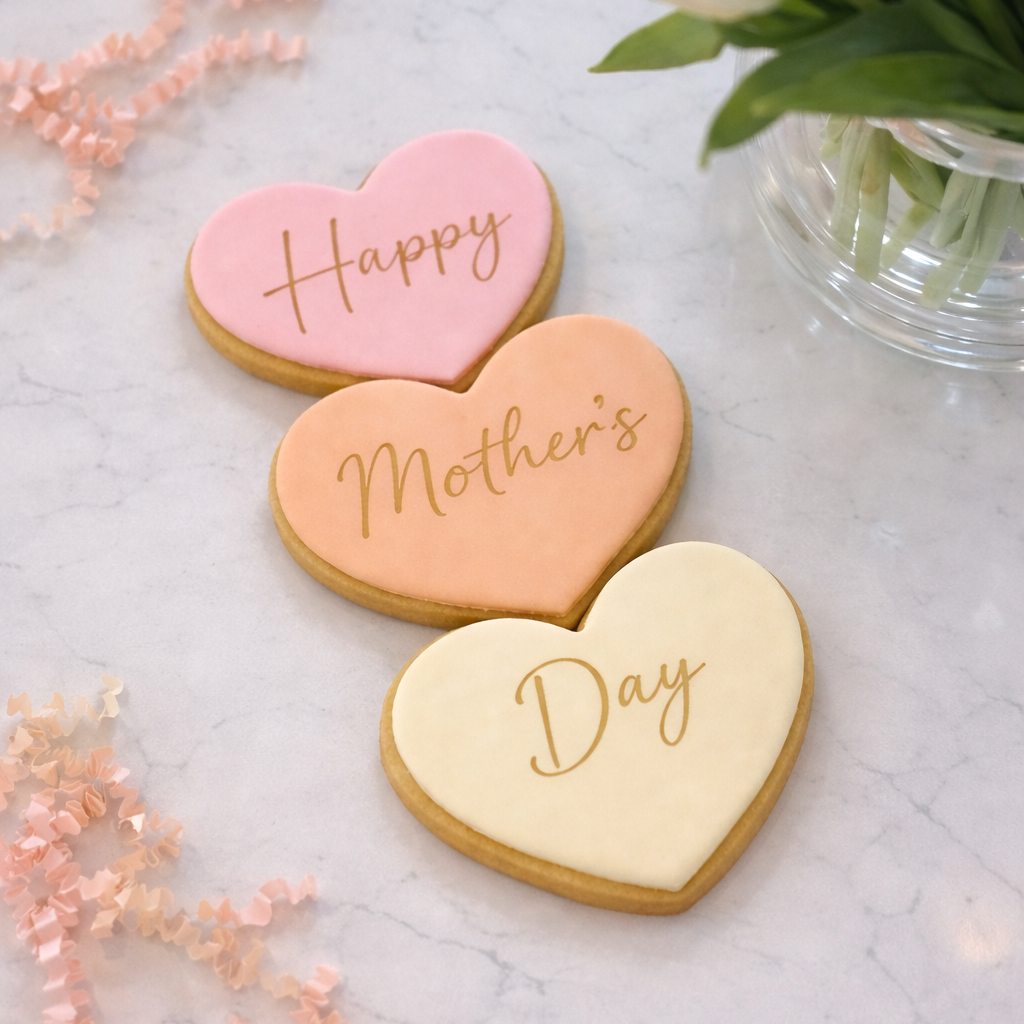 Mothers Day Heart Biscuits