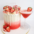 Strawberry Daquiri Cake