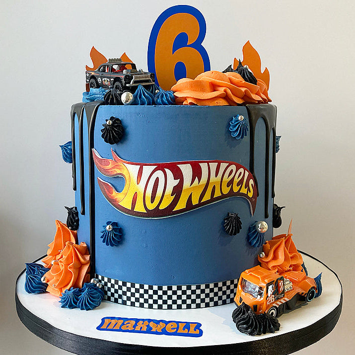 Hot Cars Birthday Cake
