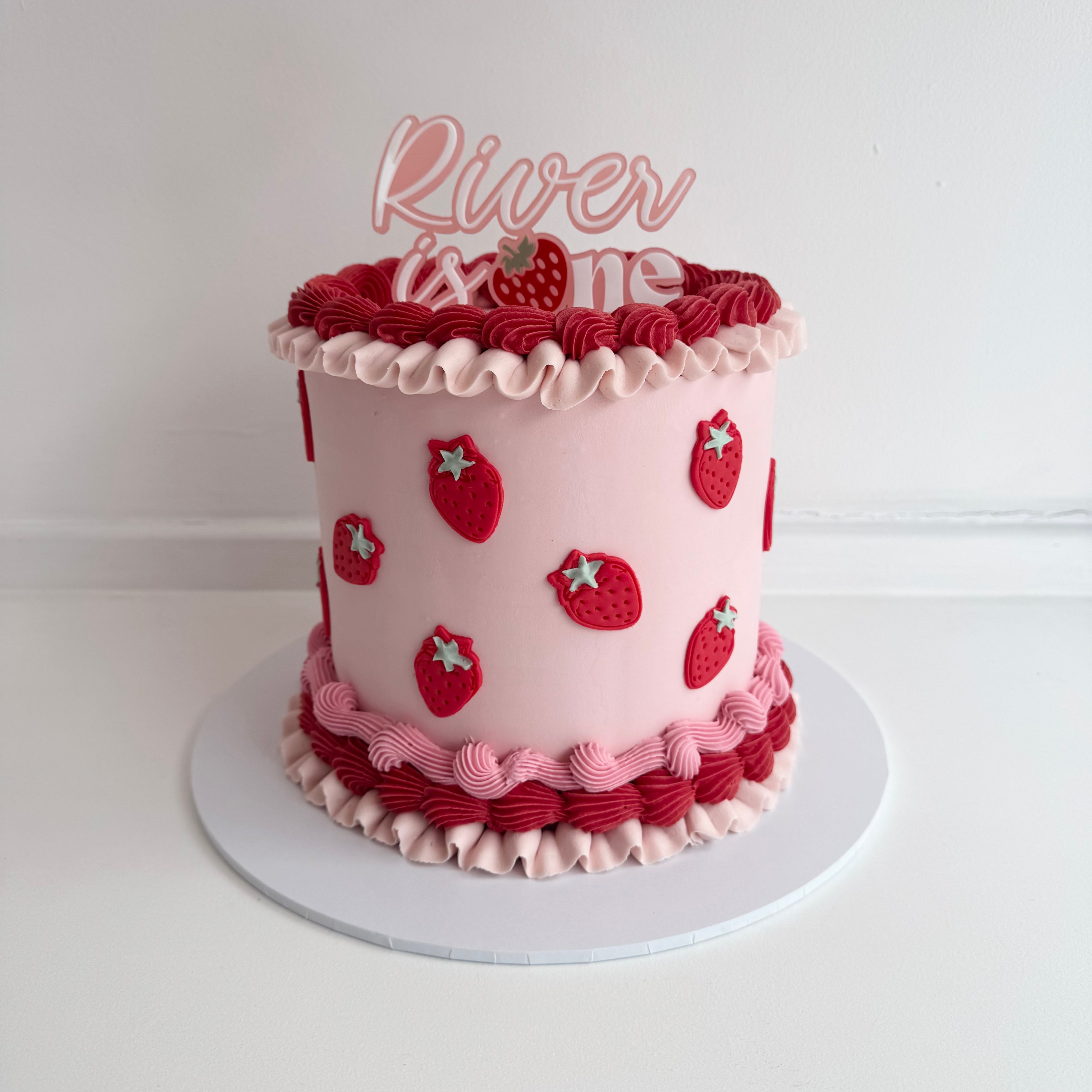 Strawberry Birthday Cake