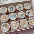 Blue Dog Cupcakes