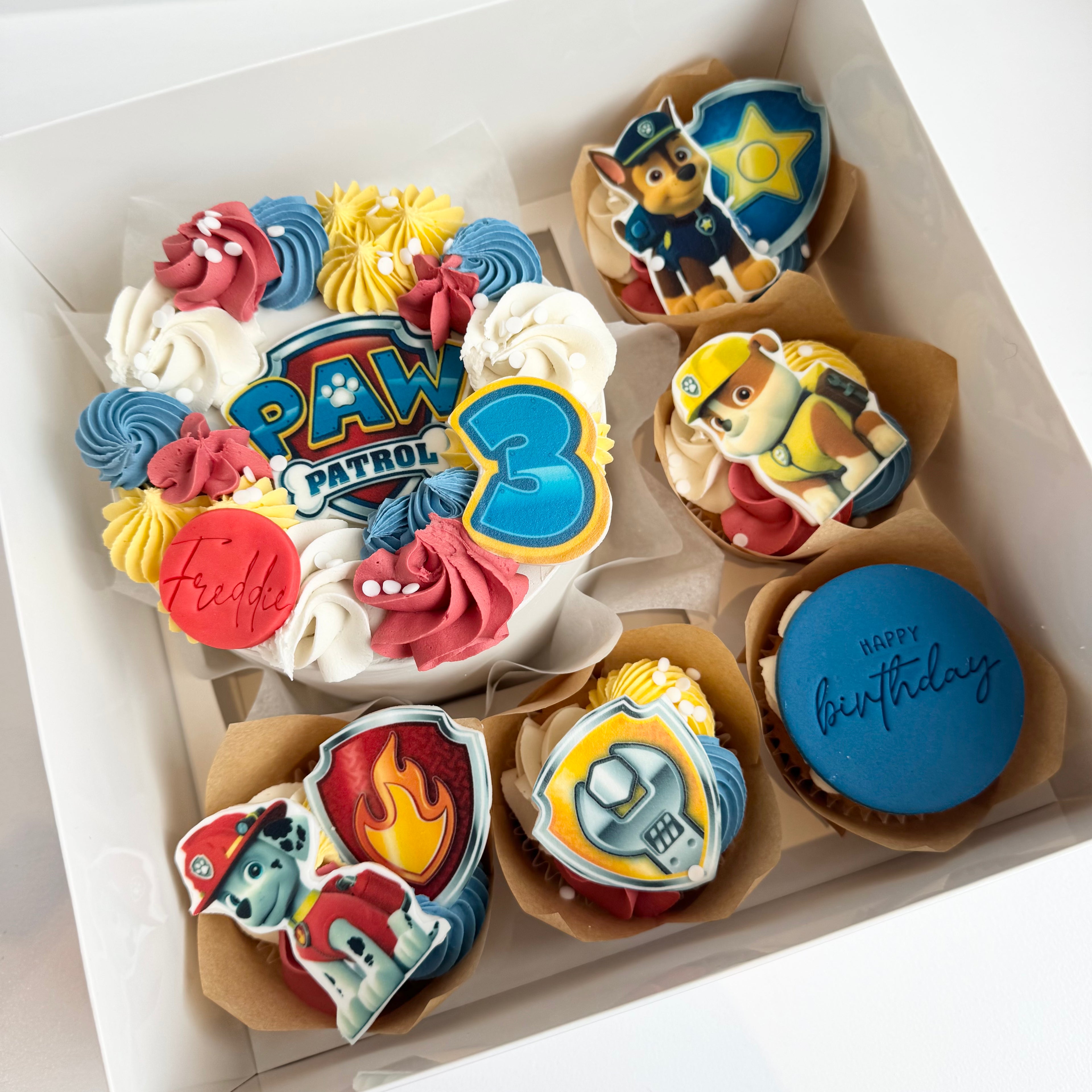 Paw Dogs Cake & Cupcake Box