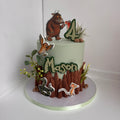 Woodland Characters Cake