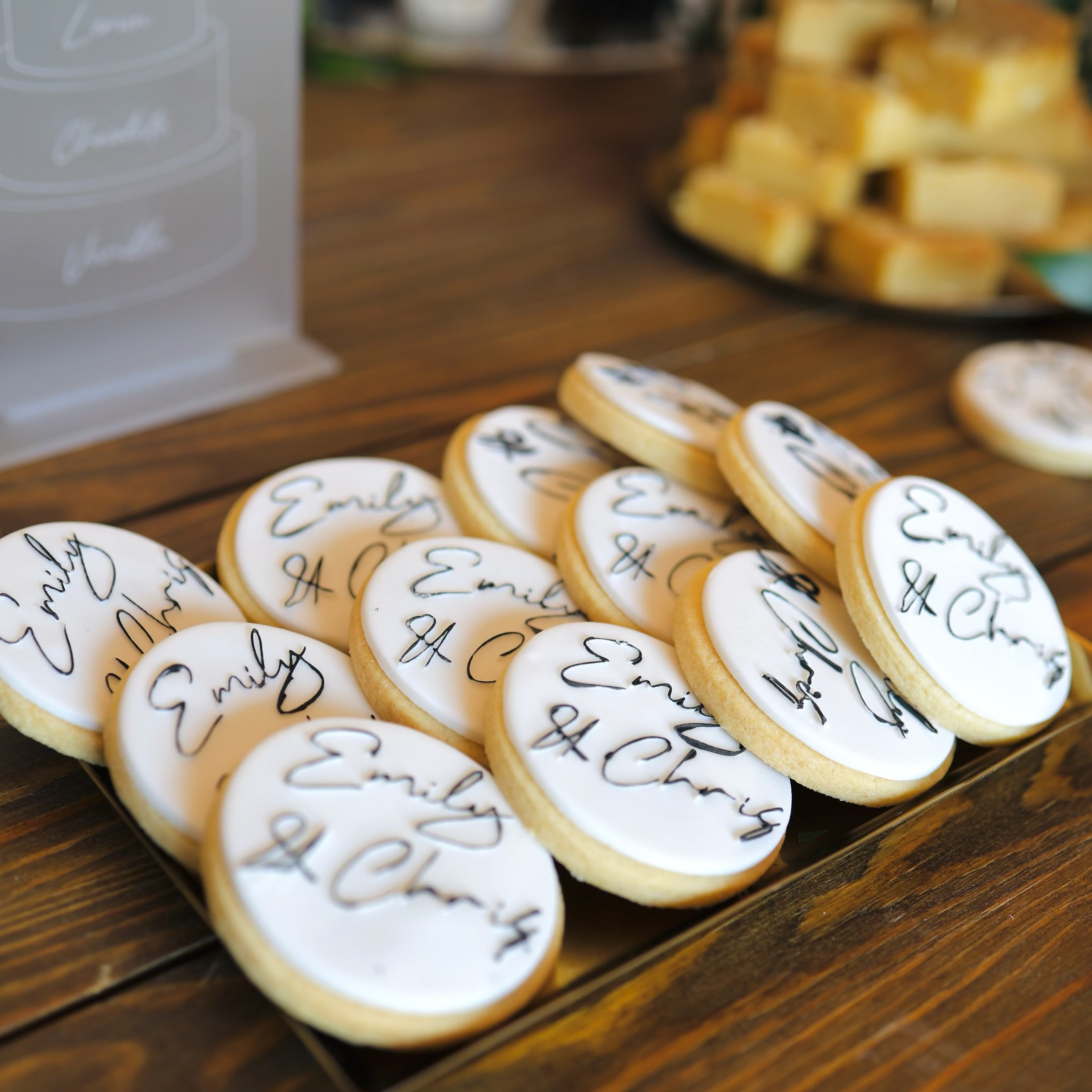 Wedding Personalised Biscuits