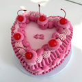 Lambeth Heart Birthday Cake