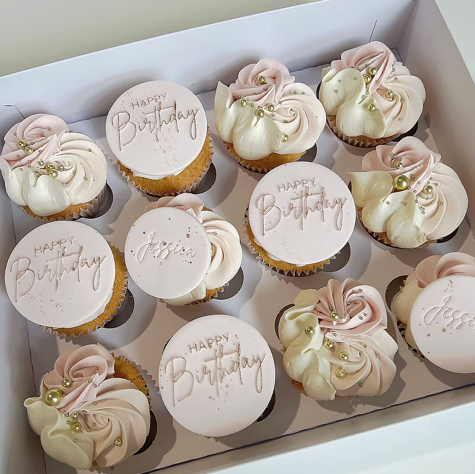 Personalised Birthday Cupcakes