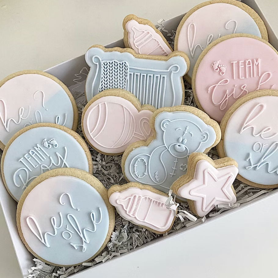 Gender Reveal Biscuits