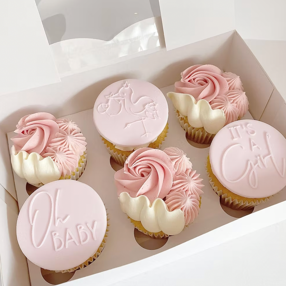 Baby Girl Cupcakes