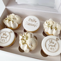 She Said Yes Cupcakes