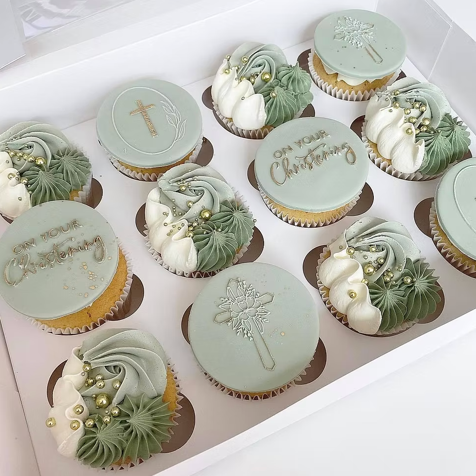 Christening Day Cupcakes