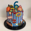 Superhero Drip Cake