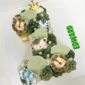 Jungle Animal Number Cake