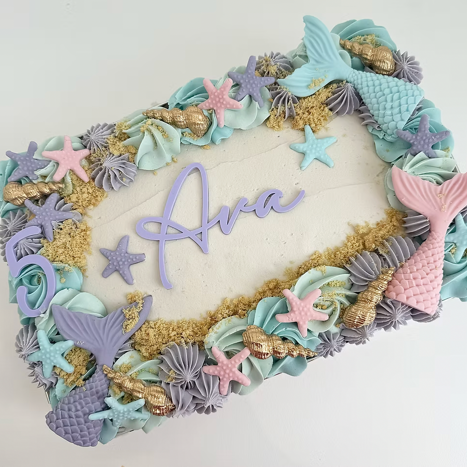 Mermaid Tray Cake