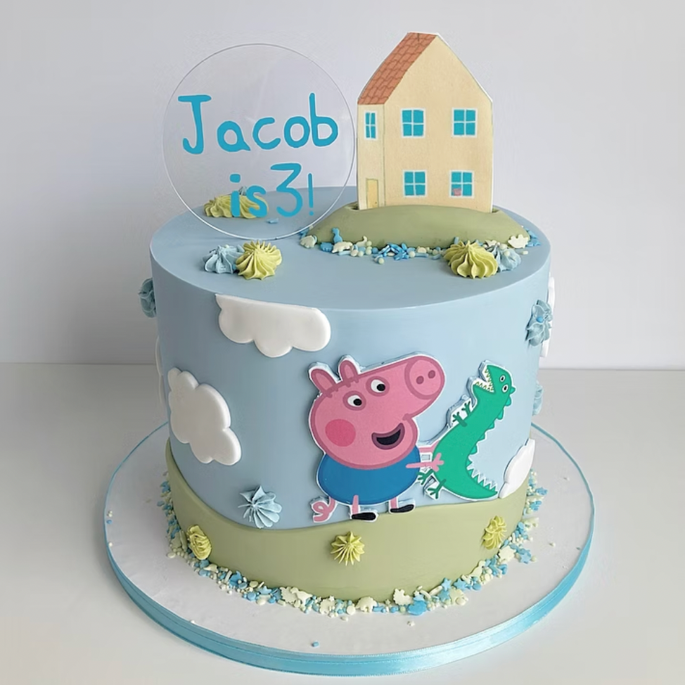 Brother Pig Birthday Cake