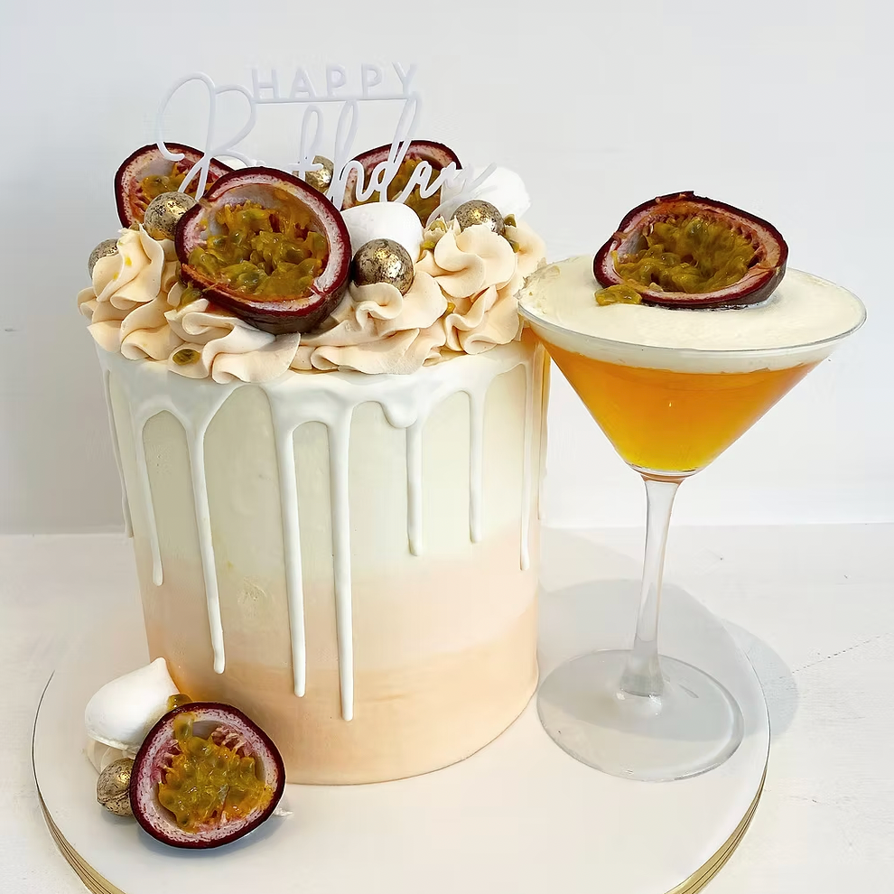 Passionfruit Martini Cake