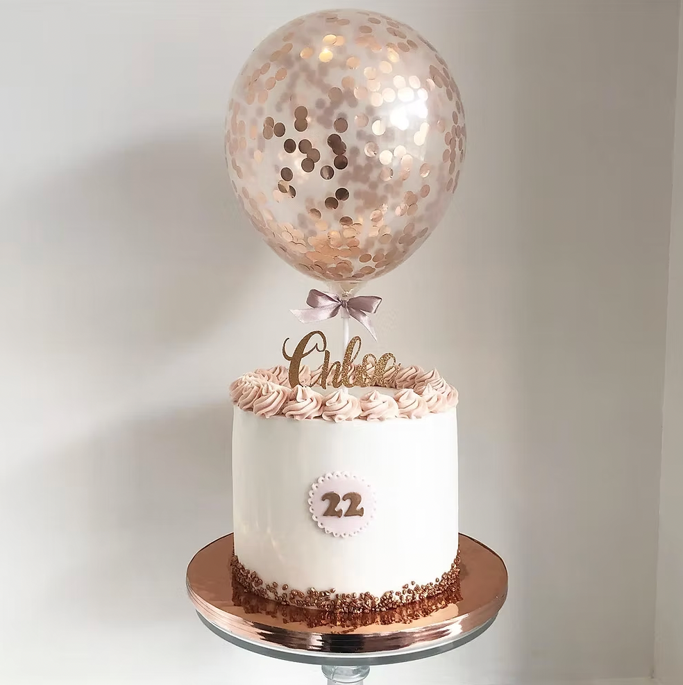 Confetti Balloon Cake